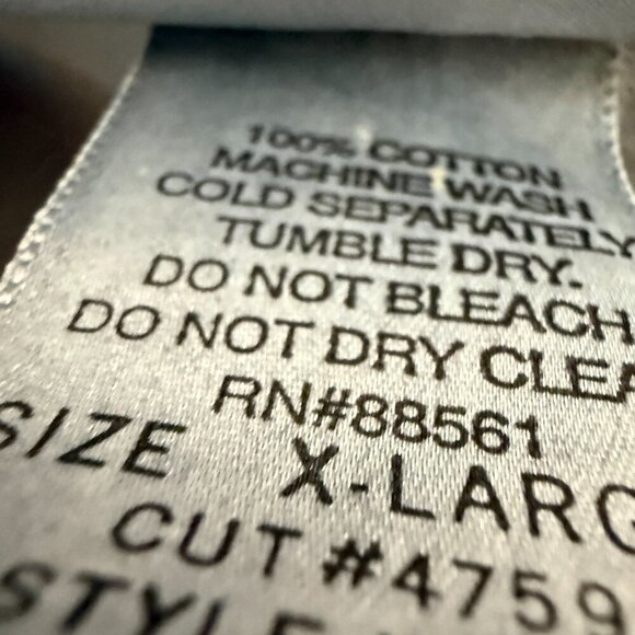 Cotton Stuff Classics Button Down Cardigan, Blue Size XL 100% Cotton - Picture 2 of 9